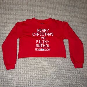 Cropped Christmas Sweatshirt